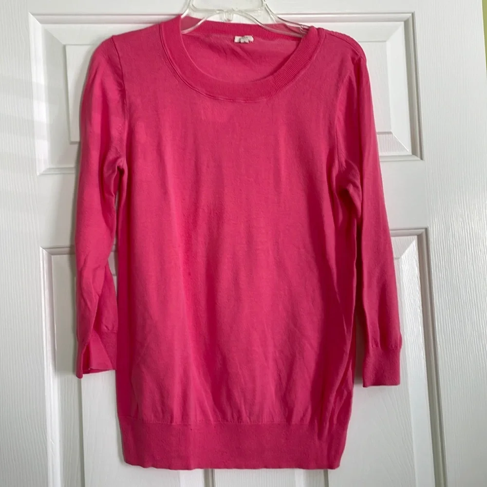 J. Crew Pink Sweater - Picture 1 of 2